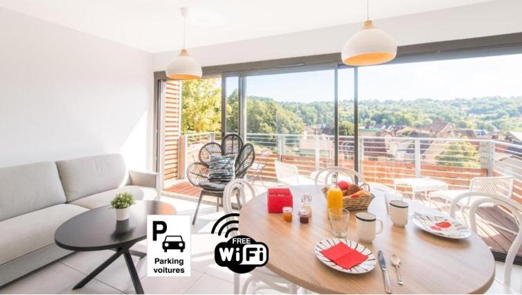 Le Coquet Avec Balcon Terrasse Et Parking Prive Appartement Sarlat-la-Canéda Buitenkant foto